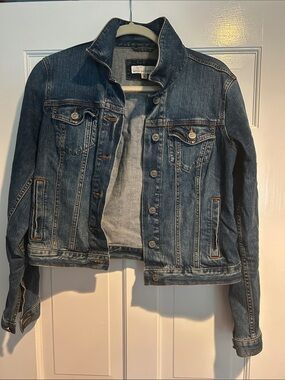 Loft Fashion Women's Dark Blue Denim Jacket